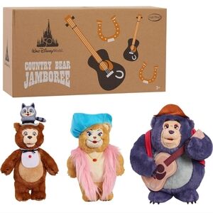 Disney World 50th anniversary Teddi Henry Big Al Plush Country Bear Jamboree NIB